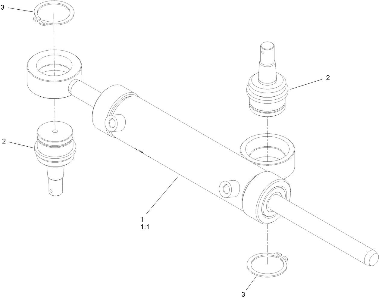 Steering Cylinder Assembly No. 161-4698