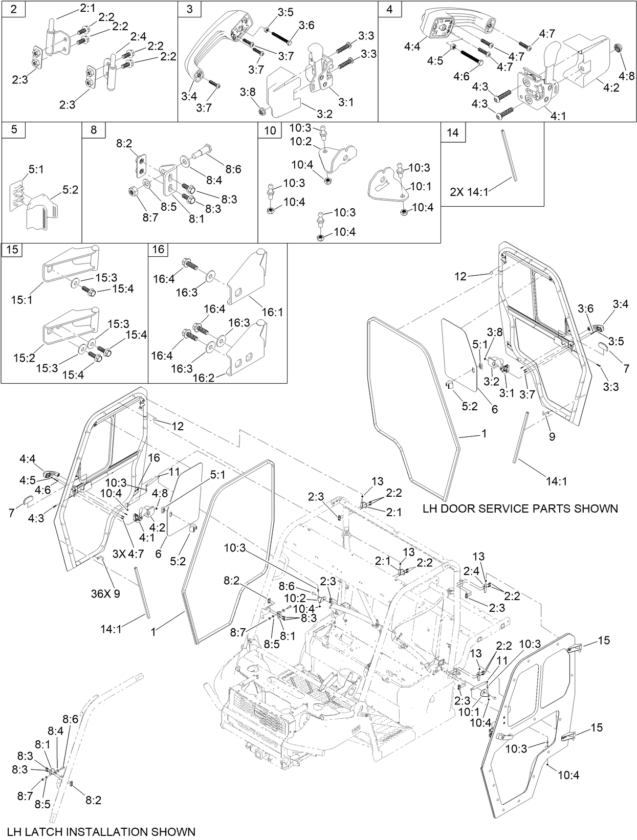 Polycarbonate Door Kit Assembly