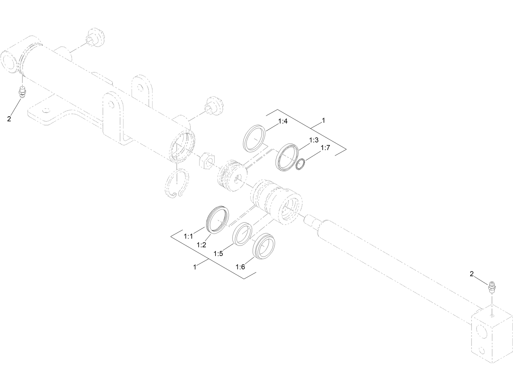 Hydraulic Cylinder Assembly No. 145-4233