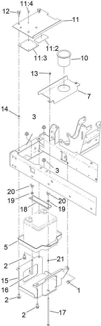 Battery Tray and Cover Assembly