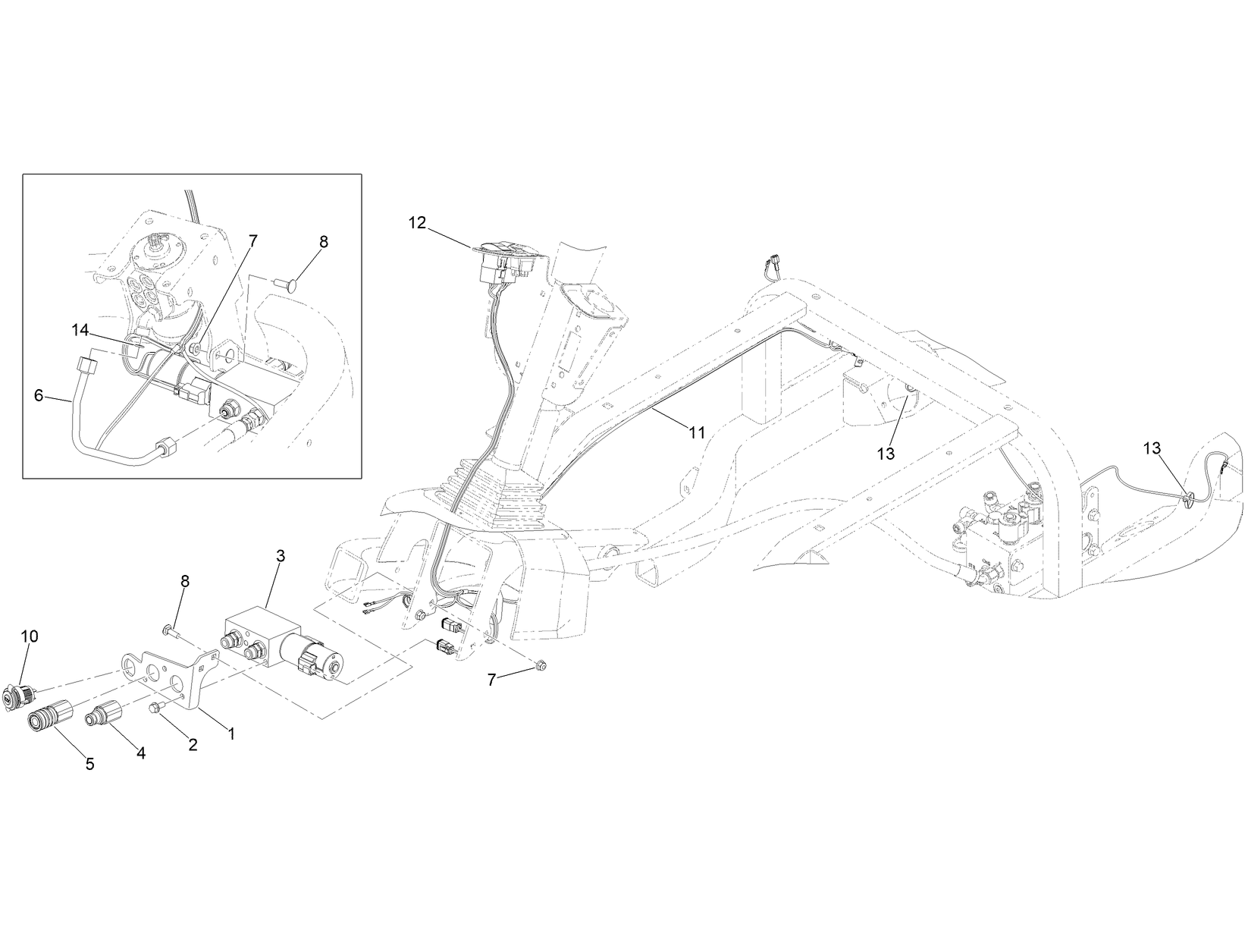 Auxiliary Hydraulic Kit Assembly