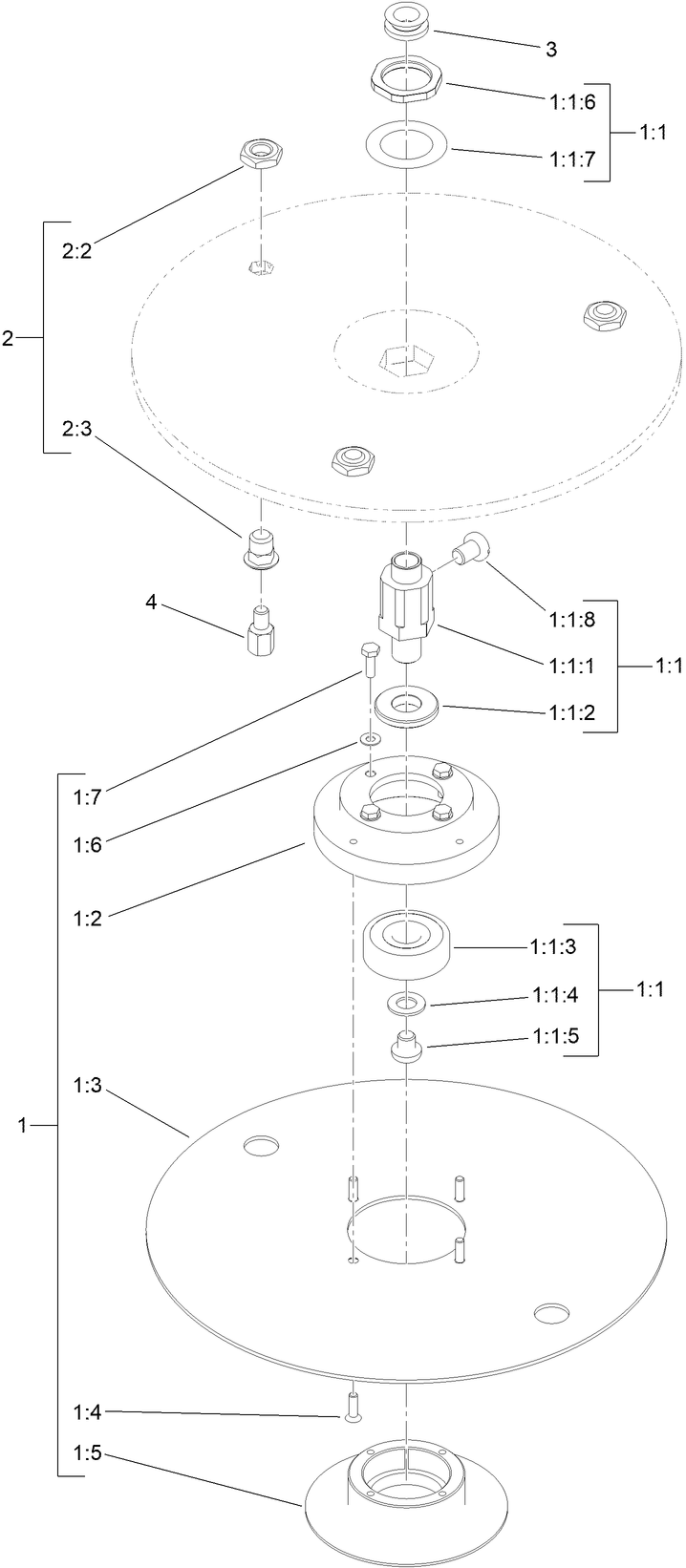 Low Height-of-Cut Disc Assembly No. 163-3933