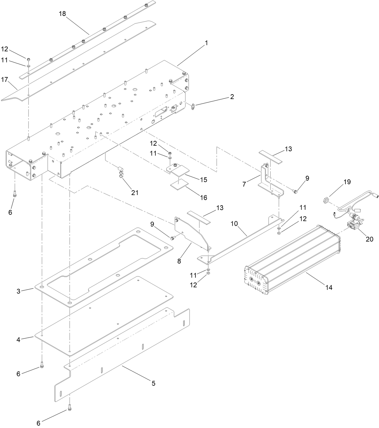 Electrical and Battery Box Assembly