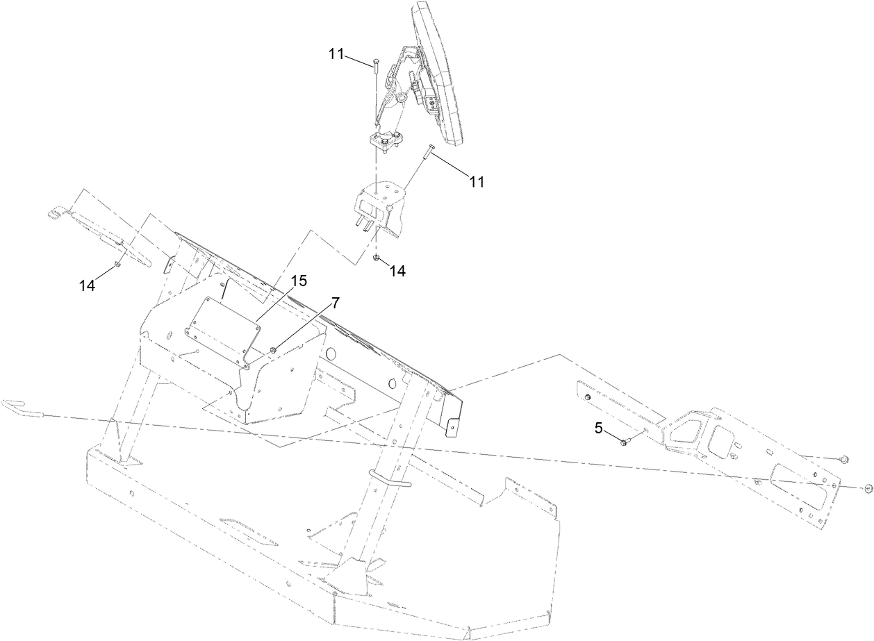 Dash Bracket Mounting Assembly