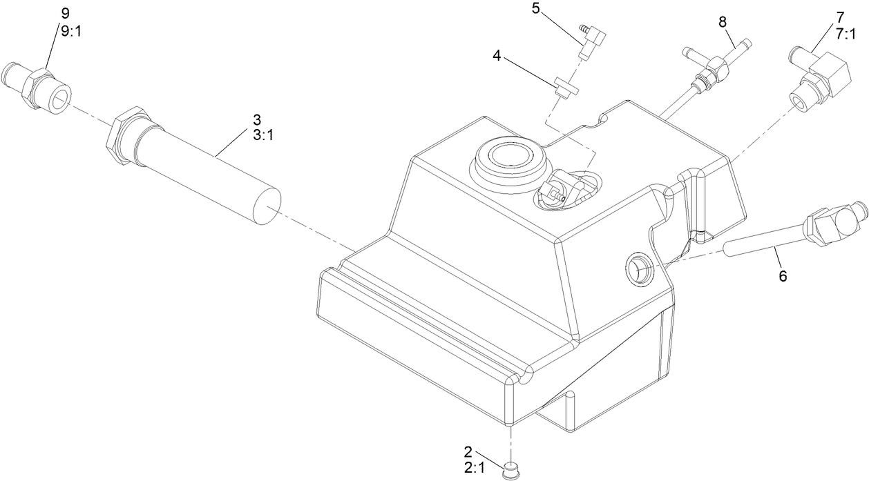 Hydraulic Reservoir Assembly No. 146-6083