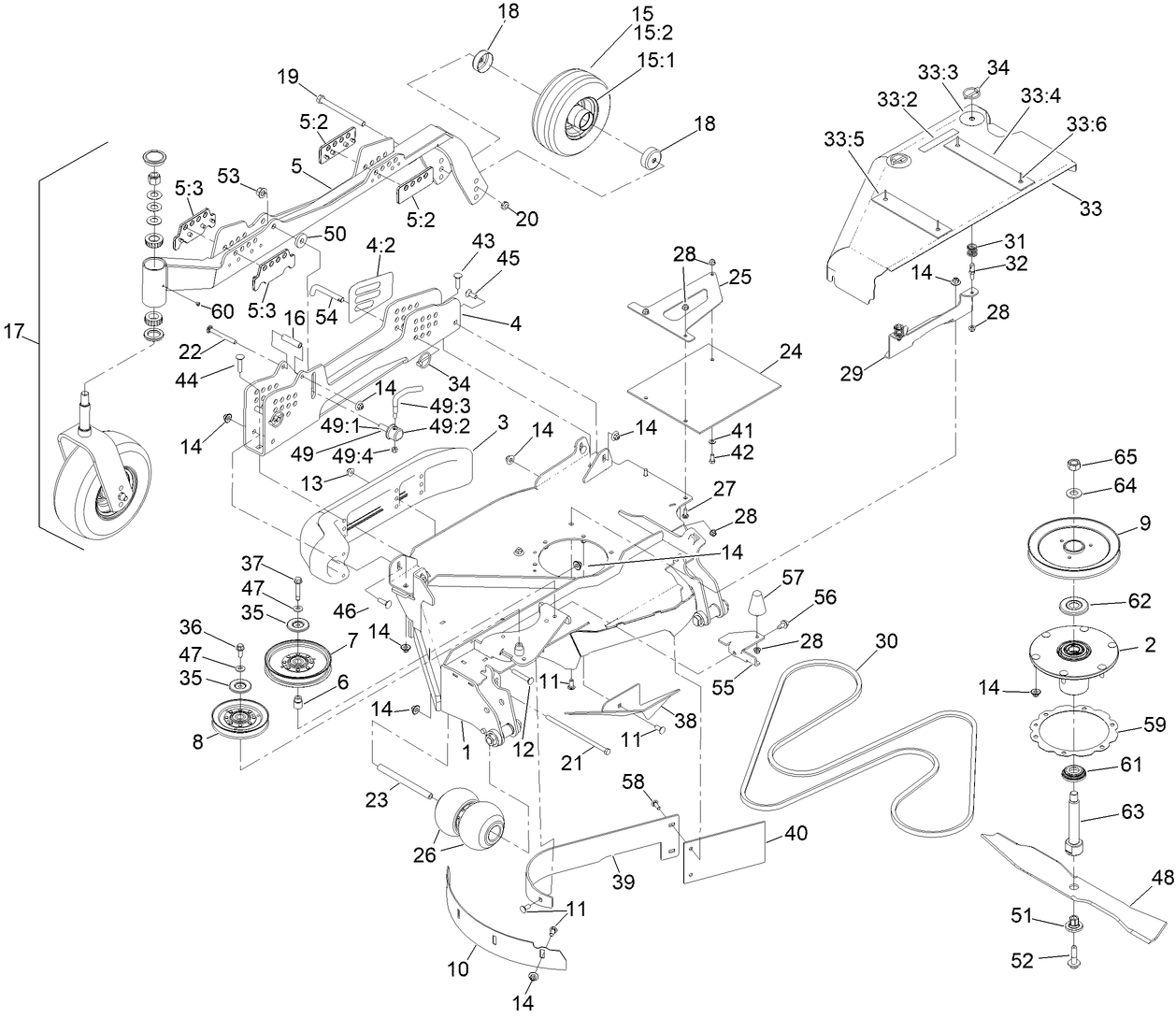 RH Wing Deck Assembly