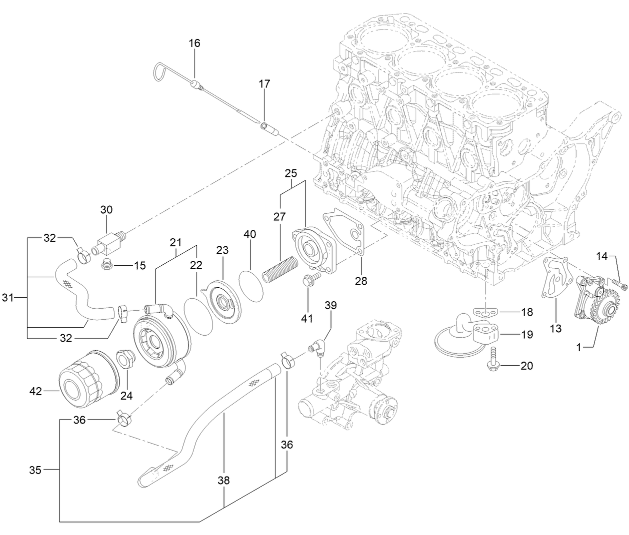 Lubrication and Oil System Assembly