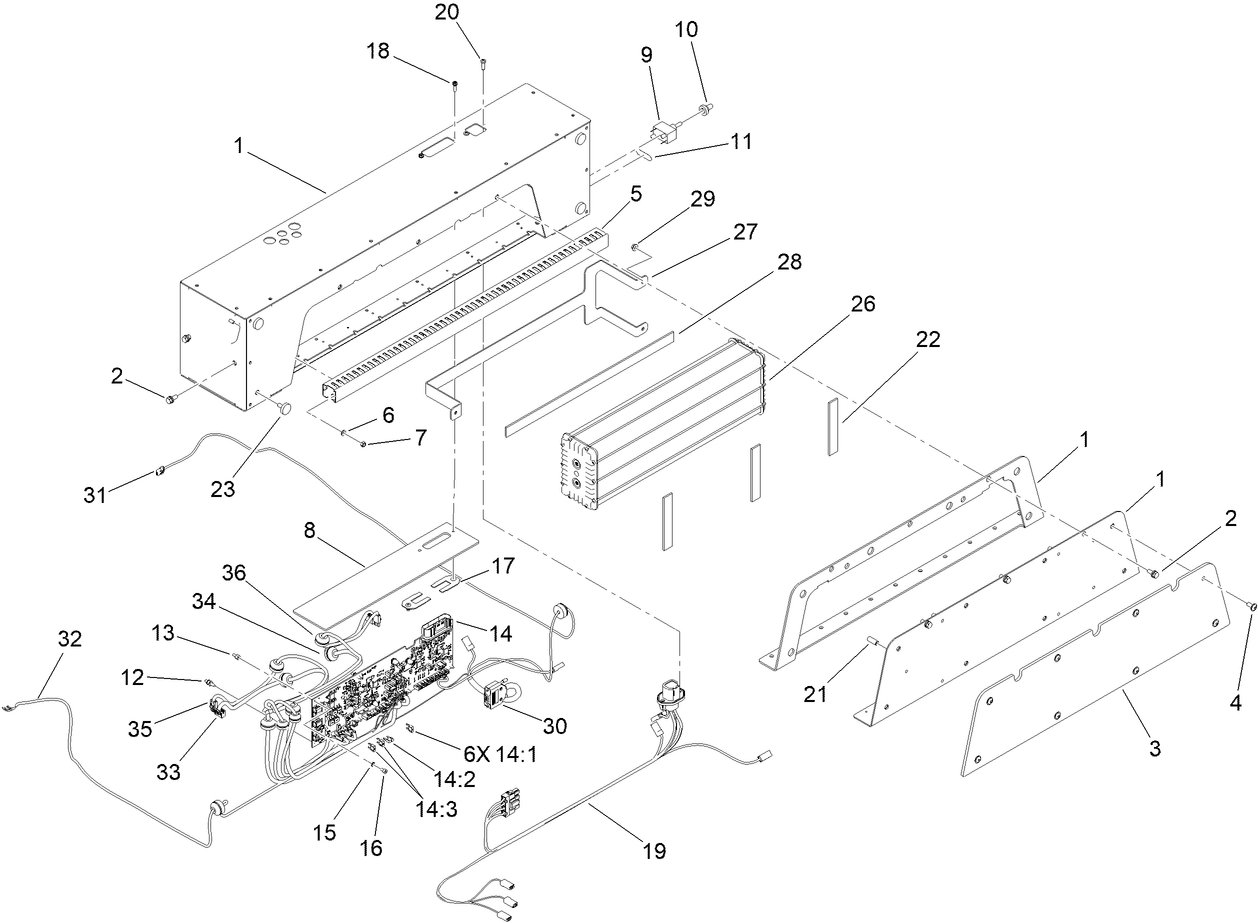 Electrical Box and Battery Assembly