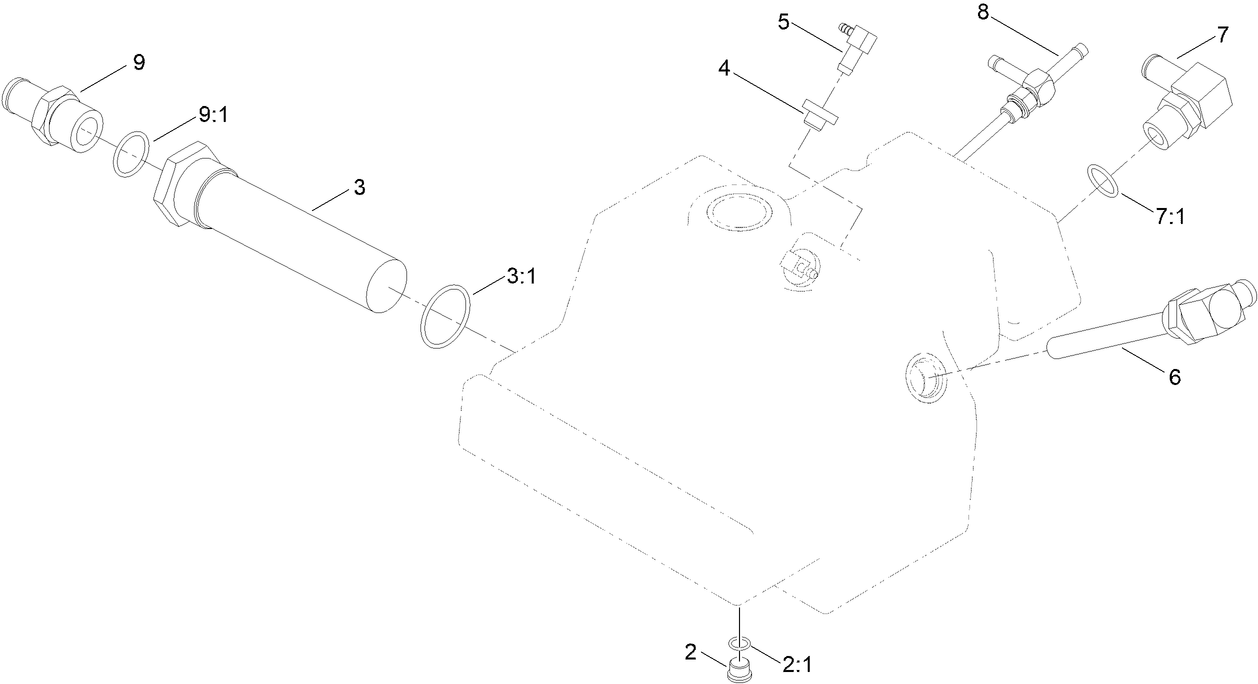 Hydraulic Reservoir Assembly No. 146-6083