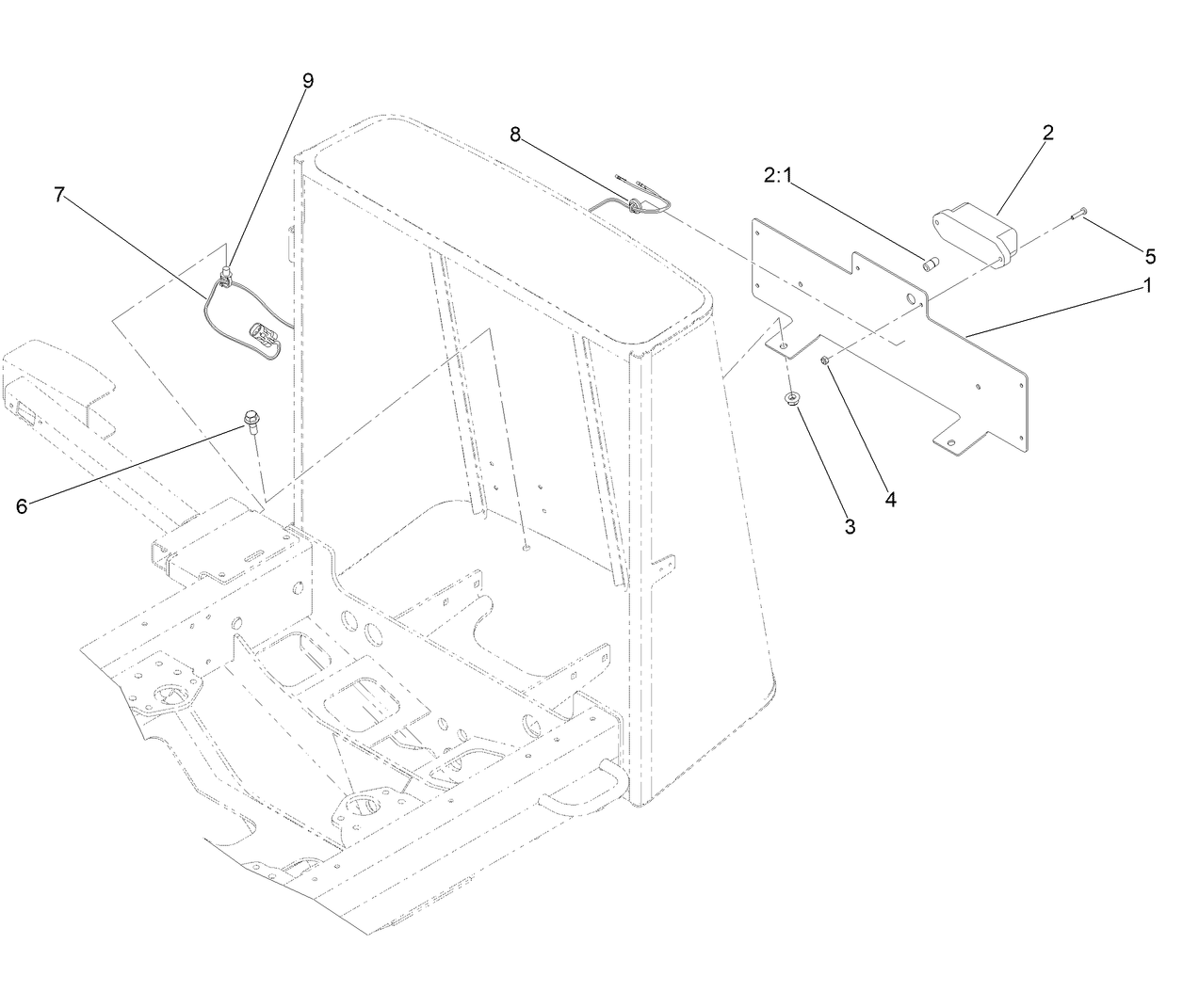 License Plate Mount Assembly