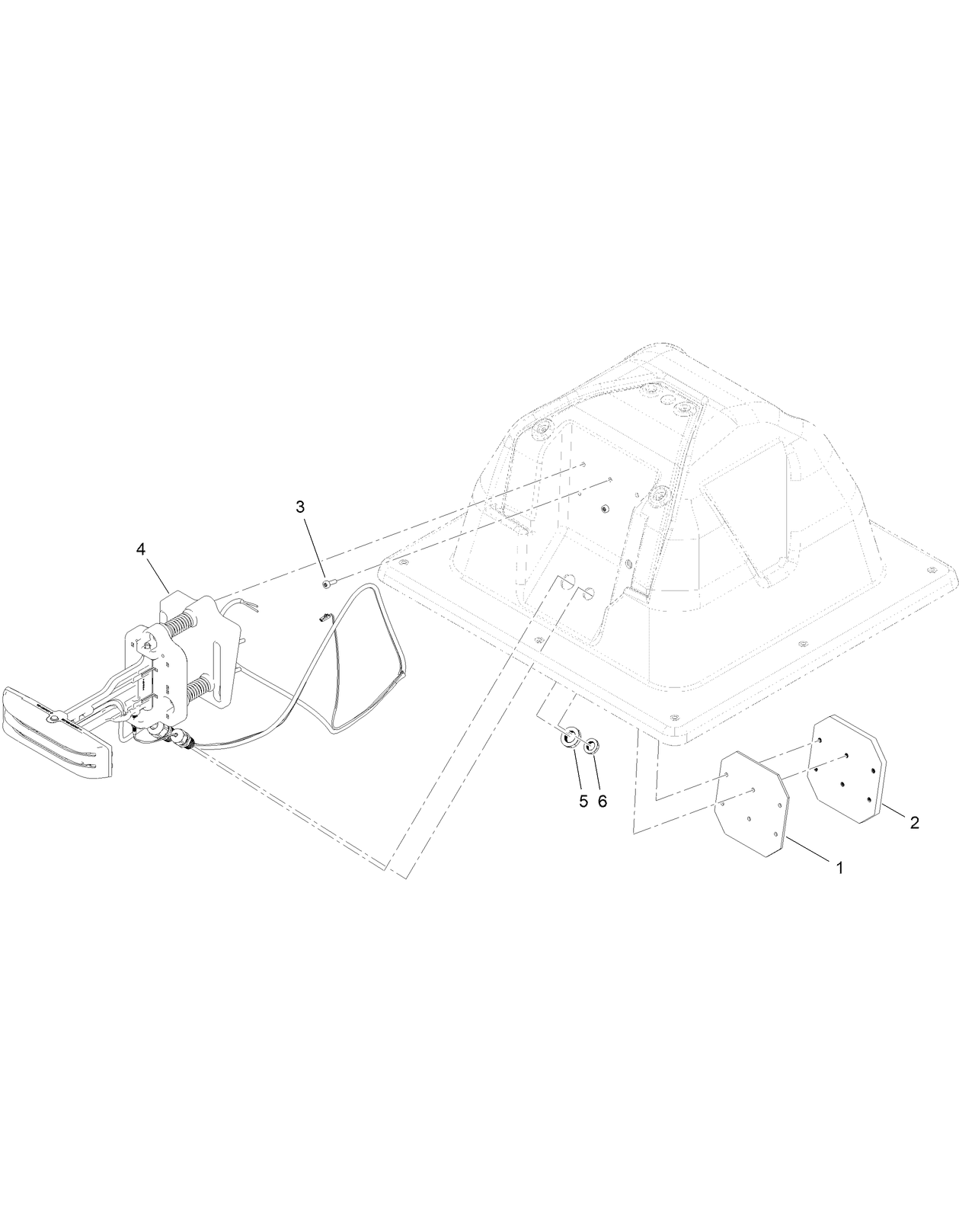 Charging Arm Mounting Assembly