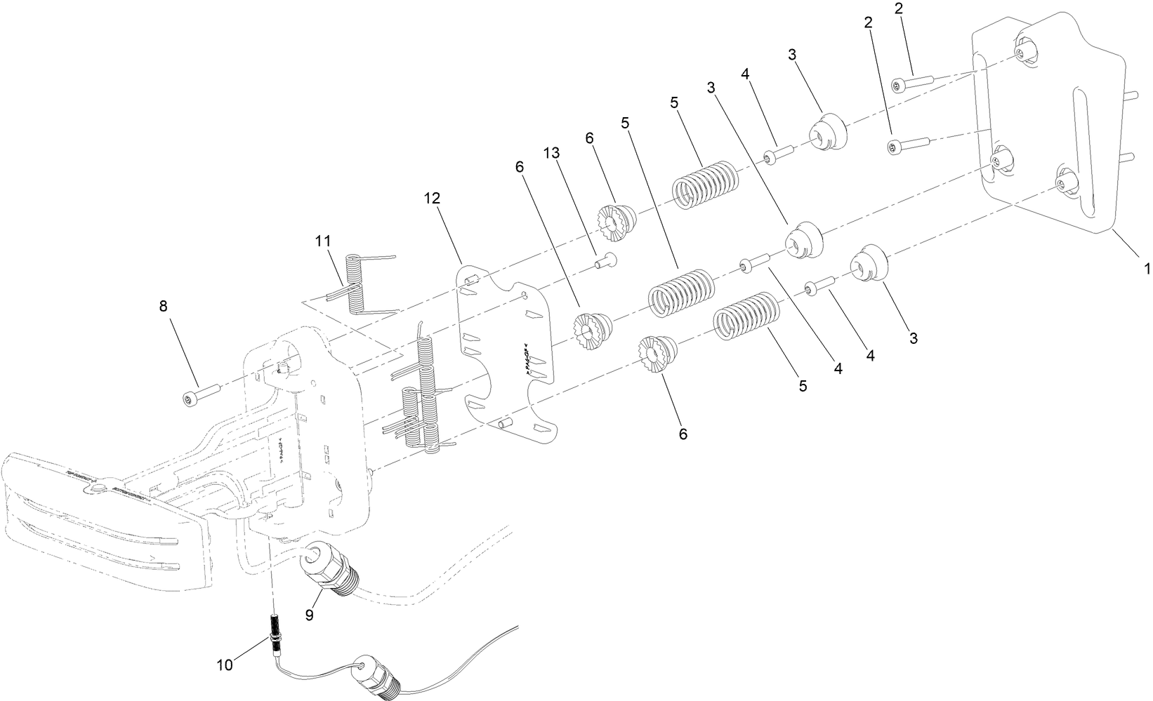 Charging Arm Assembly No. 163-3810