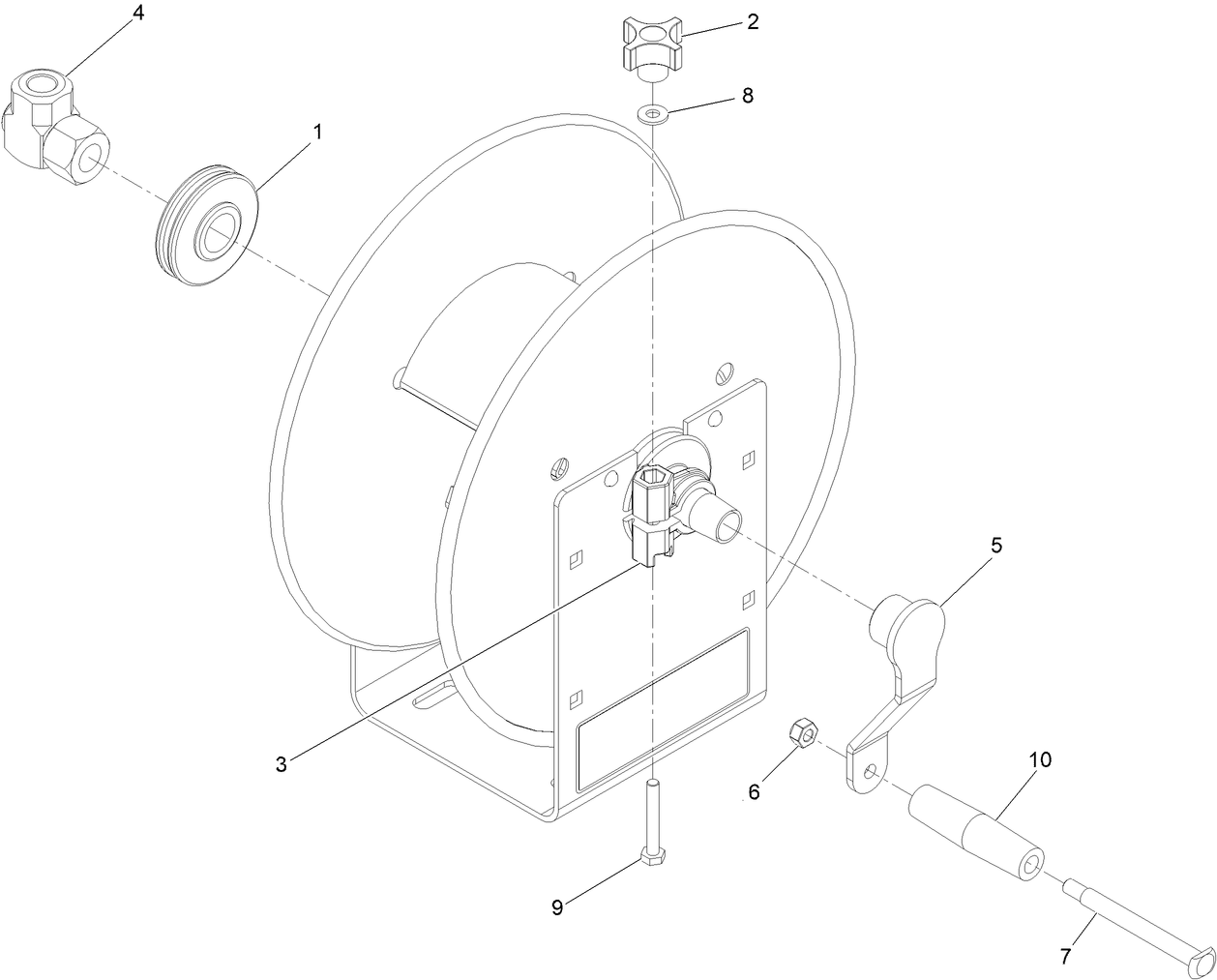Hose Reel Assembly No. 135-5787