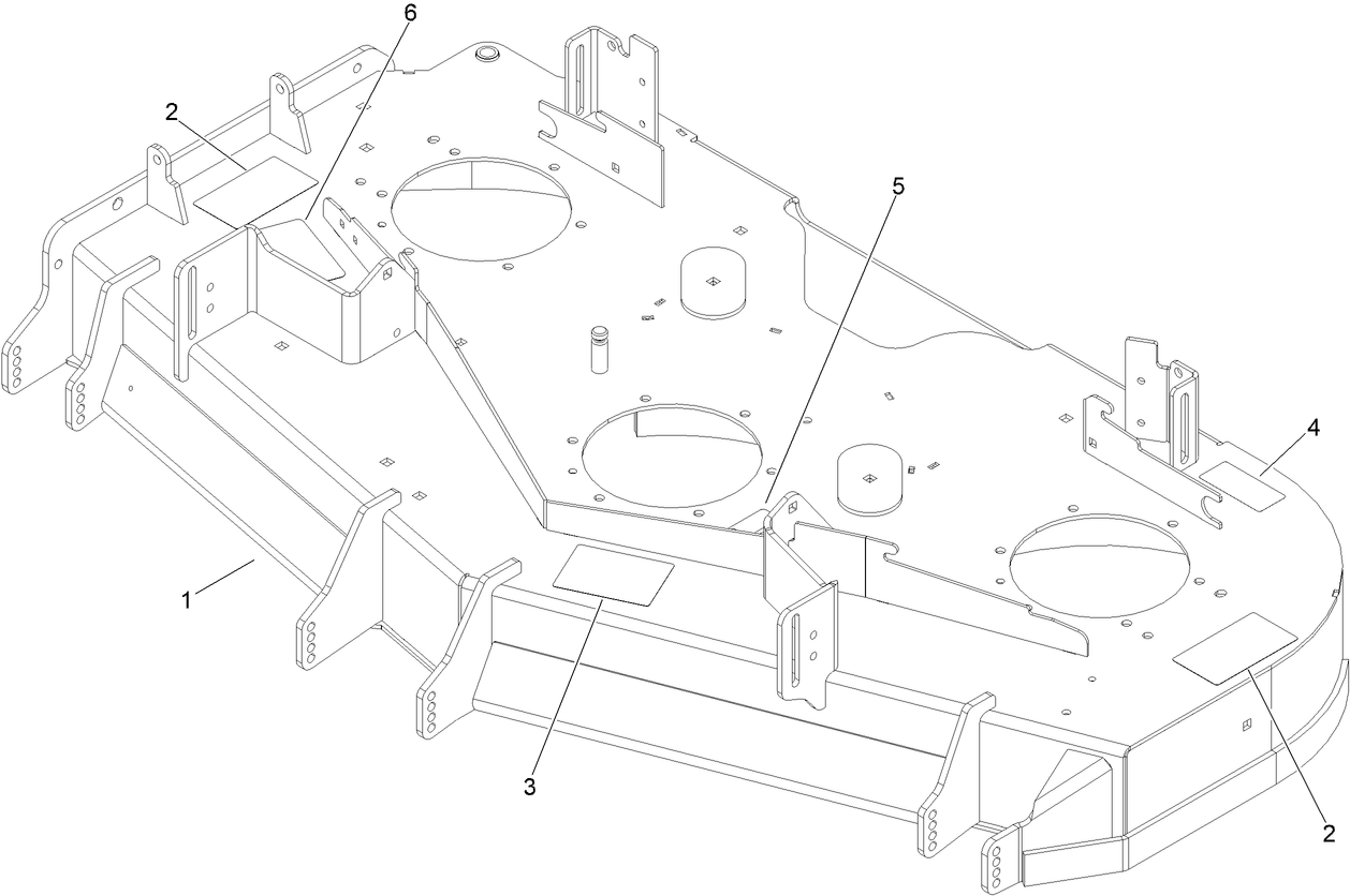 Deck Decal Assembly No. 163-4181SP