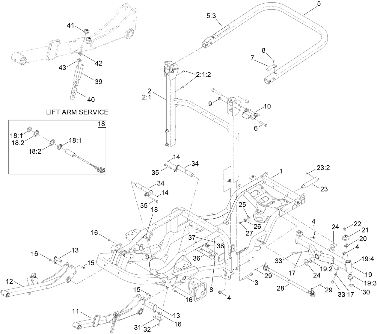 Frame and Roll-Over Protection System Assembly