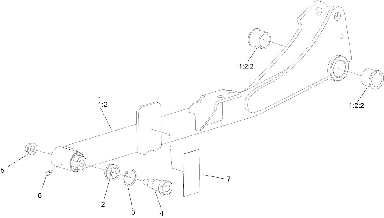 LH Lift Arm Assembly No. 144-3943