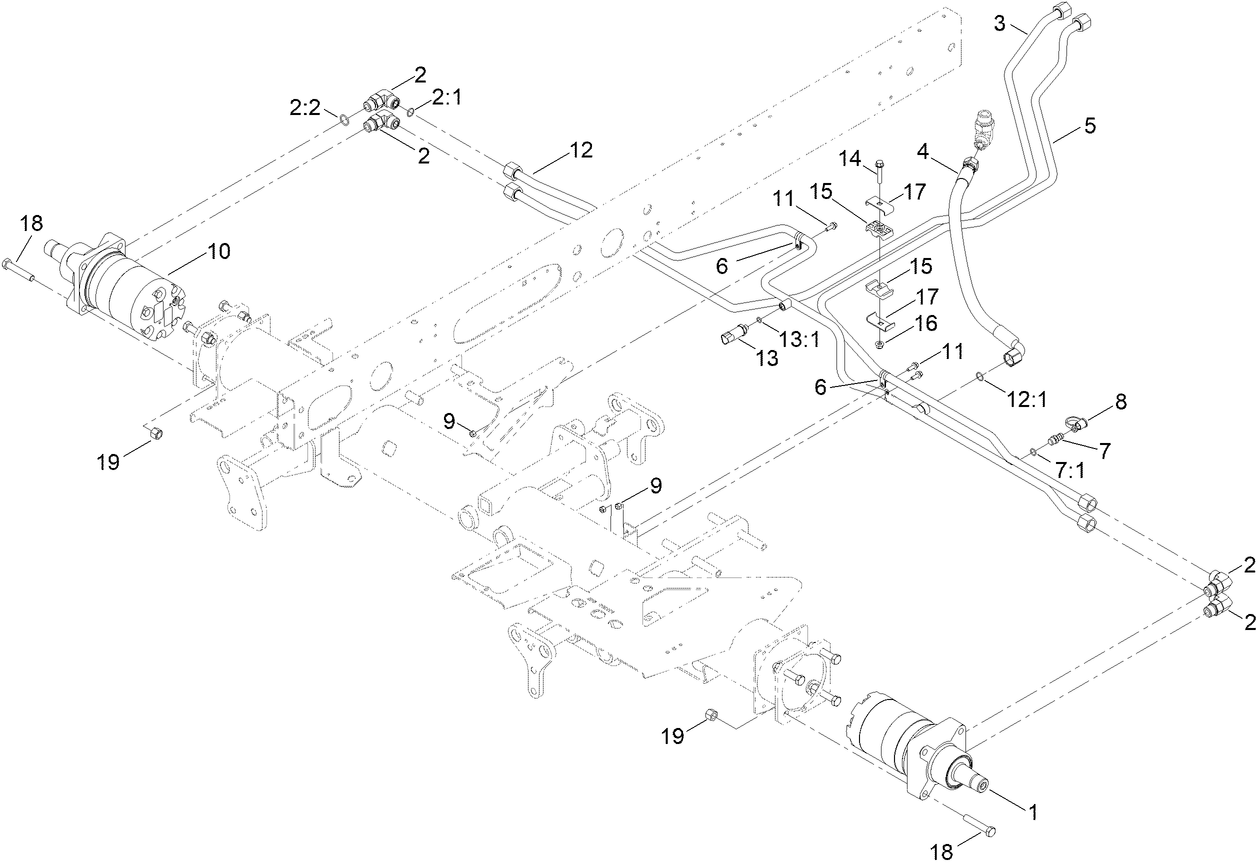 Traction Hydraulic Circuit Assembly