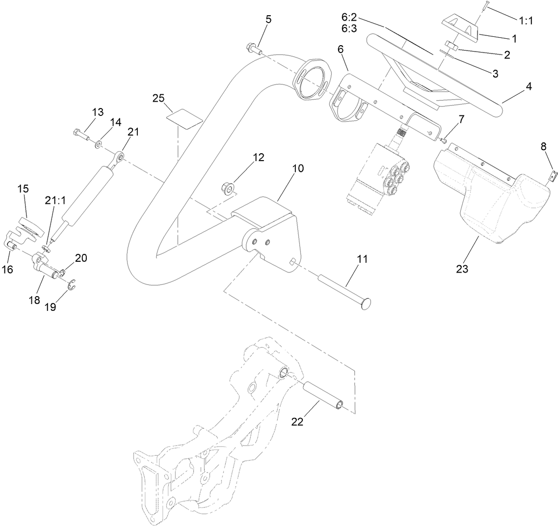 Steering Arm and Adjuster Assembly