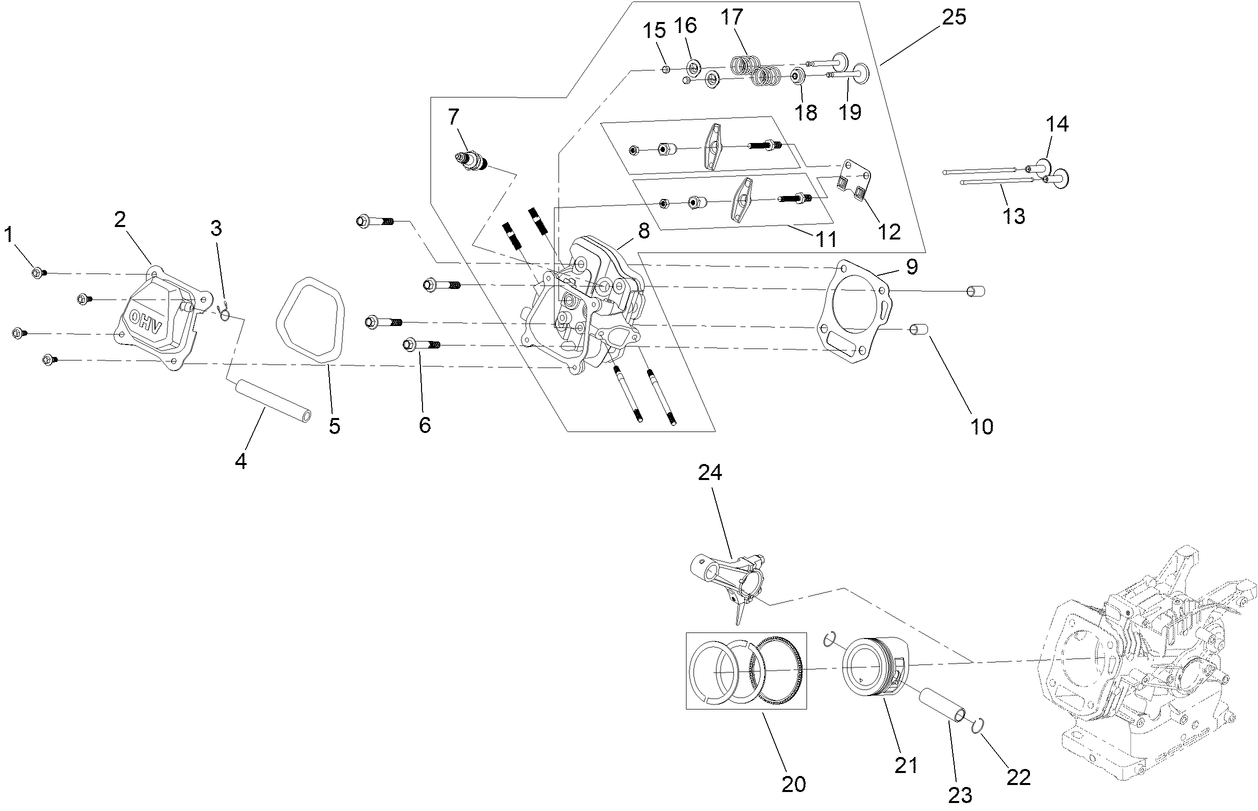 Piston and Head Assembly