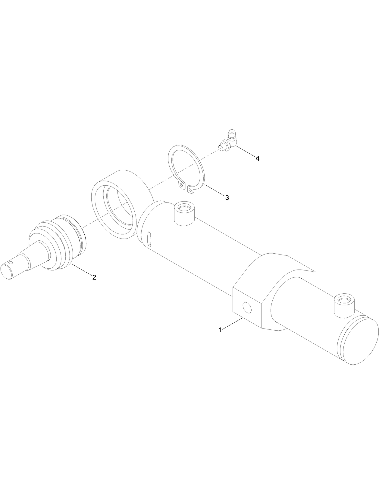 Hydraulic Cylinder Assembly No. 163-6564