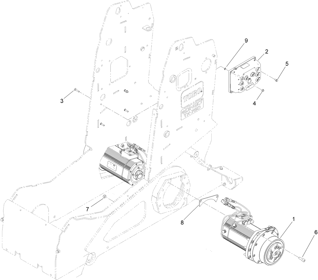 Motor and Drive Assembly