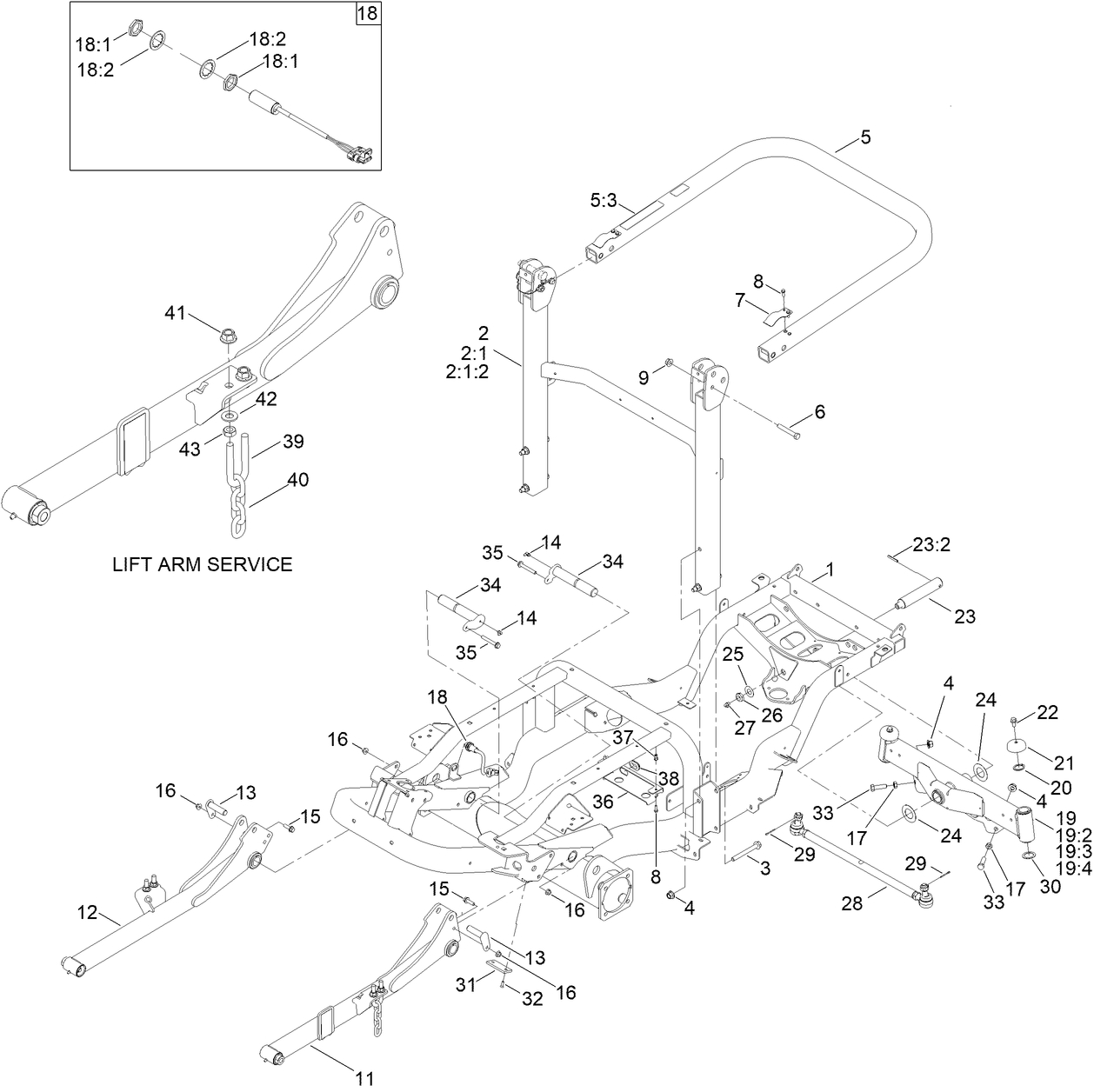 Frame and Roll-Over Protection System Assembly
