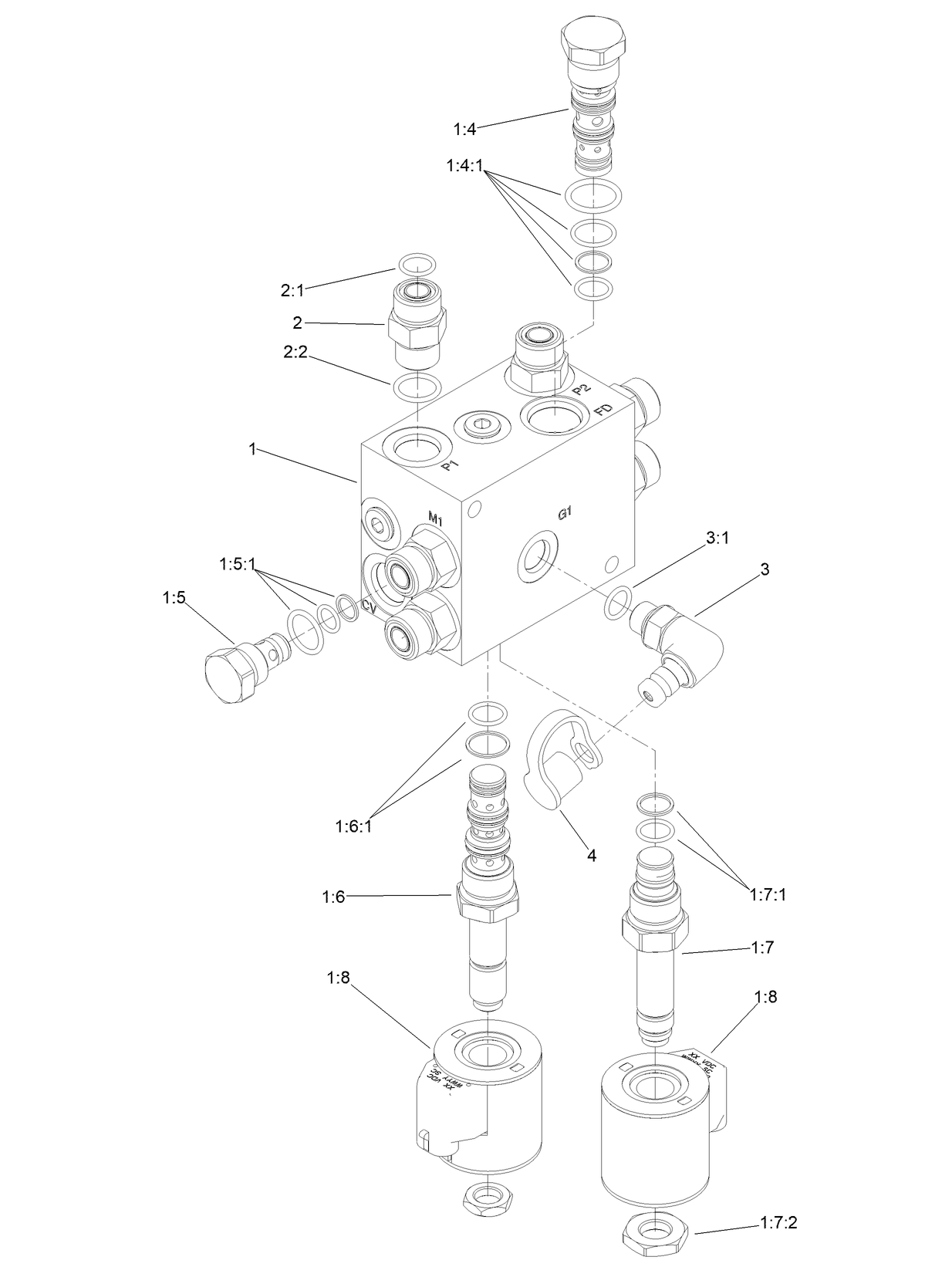 Fan Drive Manifold Assembly No. 117-2395