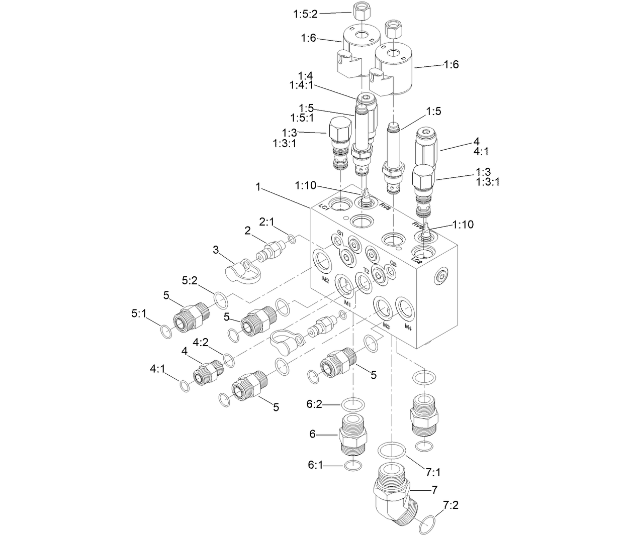 Mow Manifold Assembly No. 120-8064