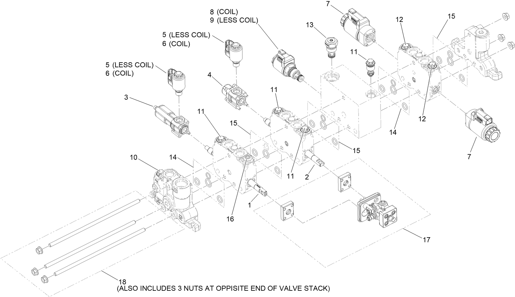 Hydraulic Loader Valve Assembly No. 147-6888