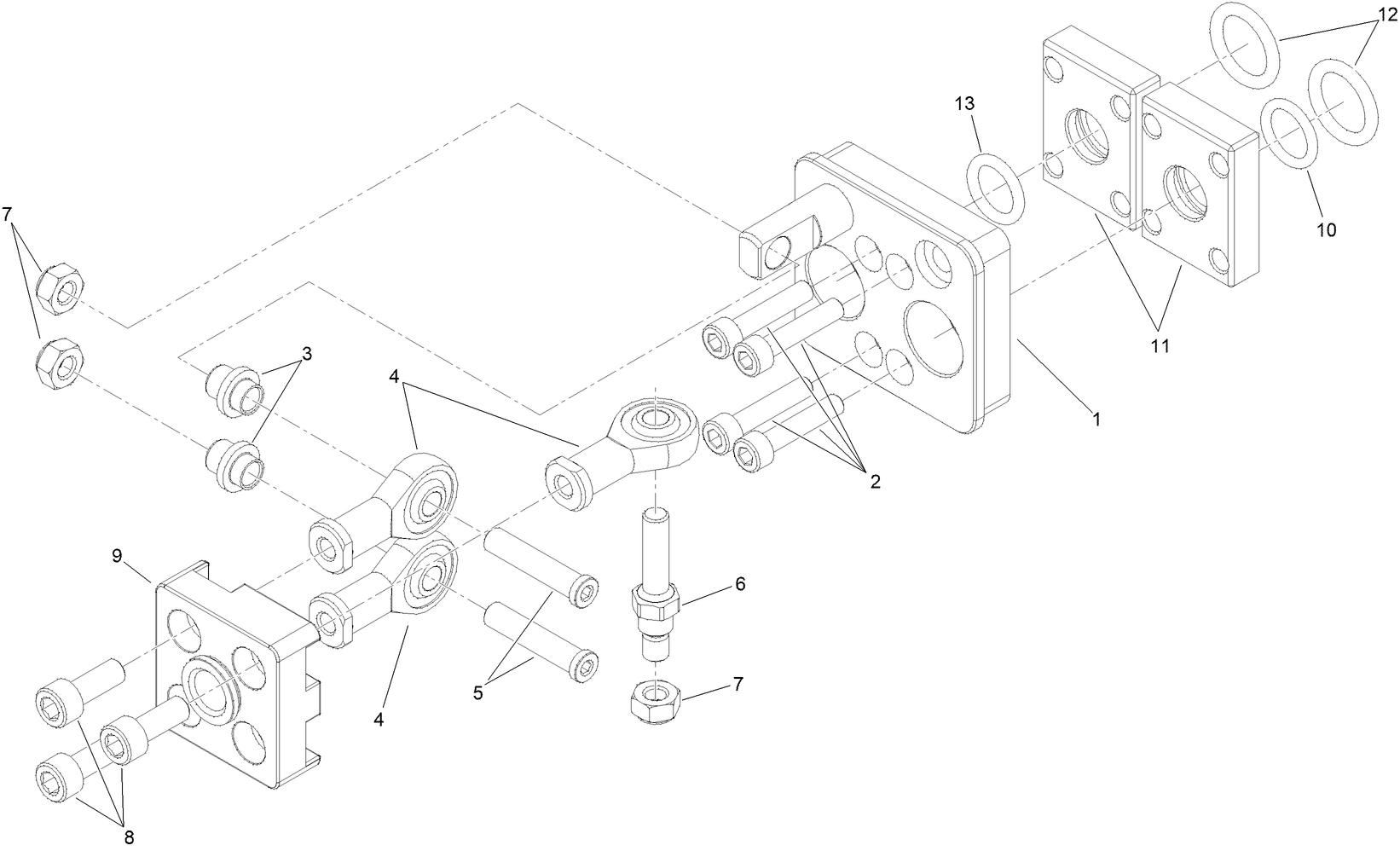Hydraulic Loader Valve Joystick Kit Assembly No. 163-1195
