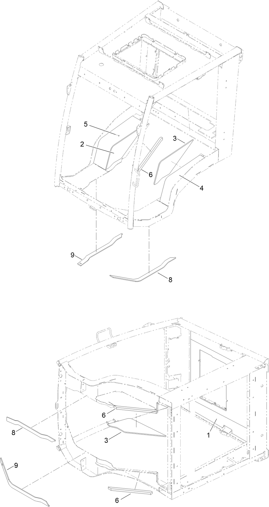 Interior Foam and Carpet Assembly