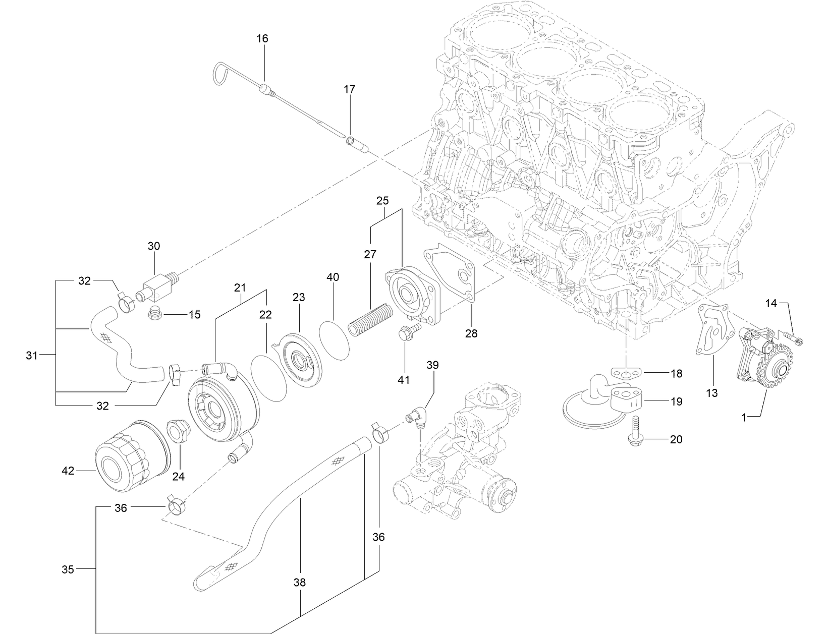 Lubrication and Oil System Assembly