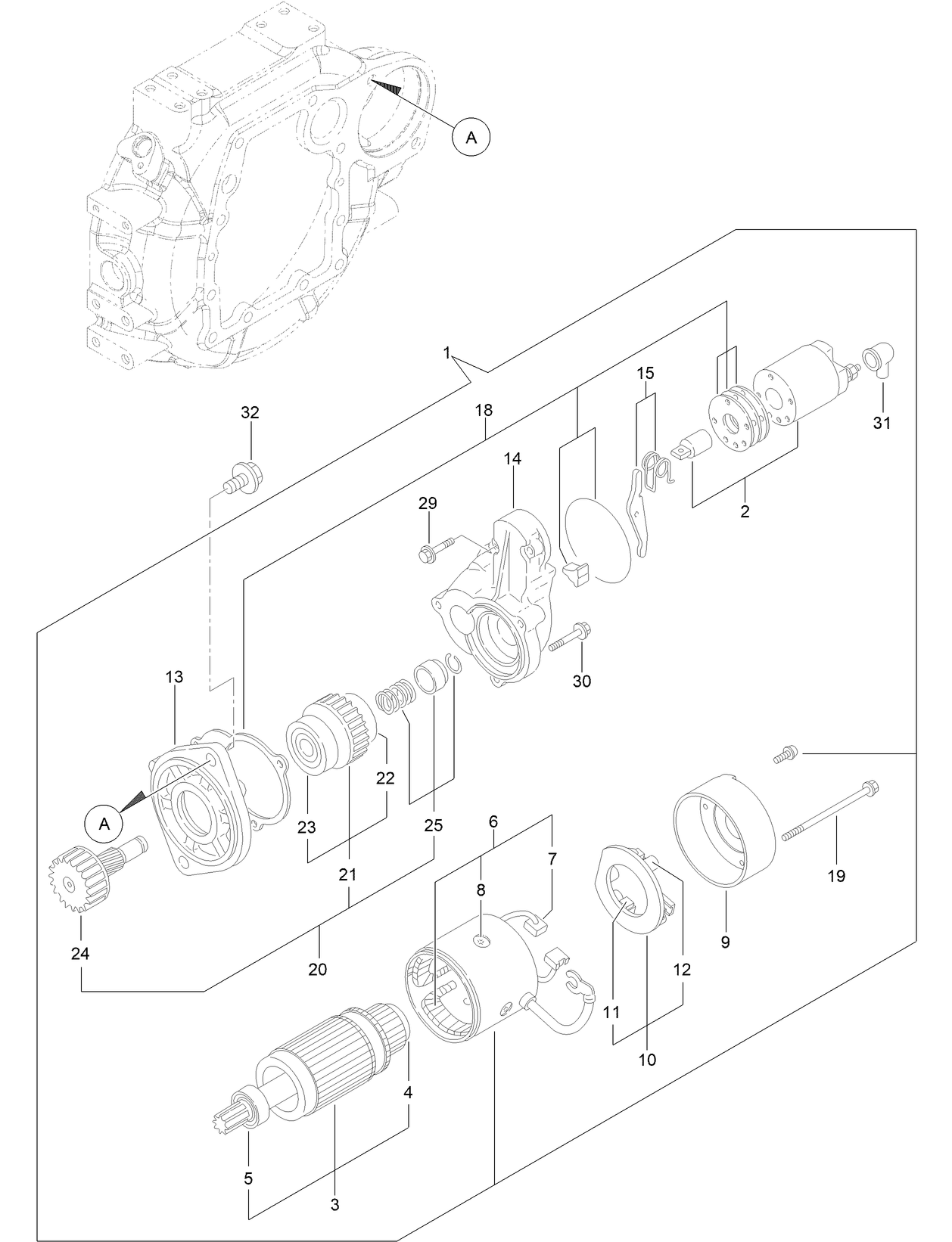 Starting Motor Assembly