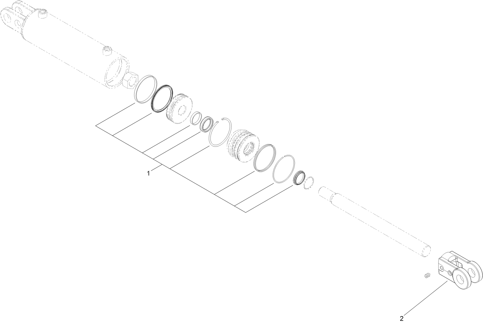 Hydraulic Cylinder Assembly No. 139-7706