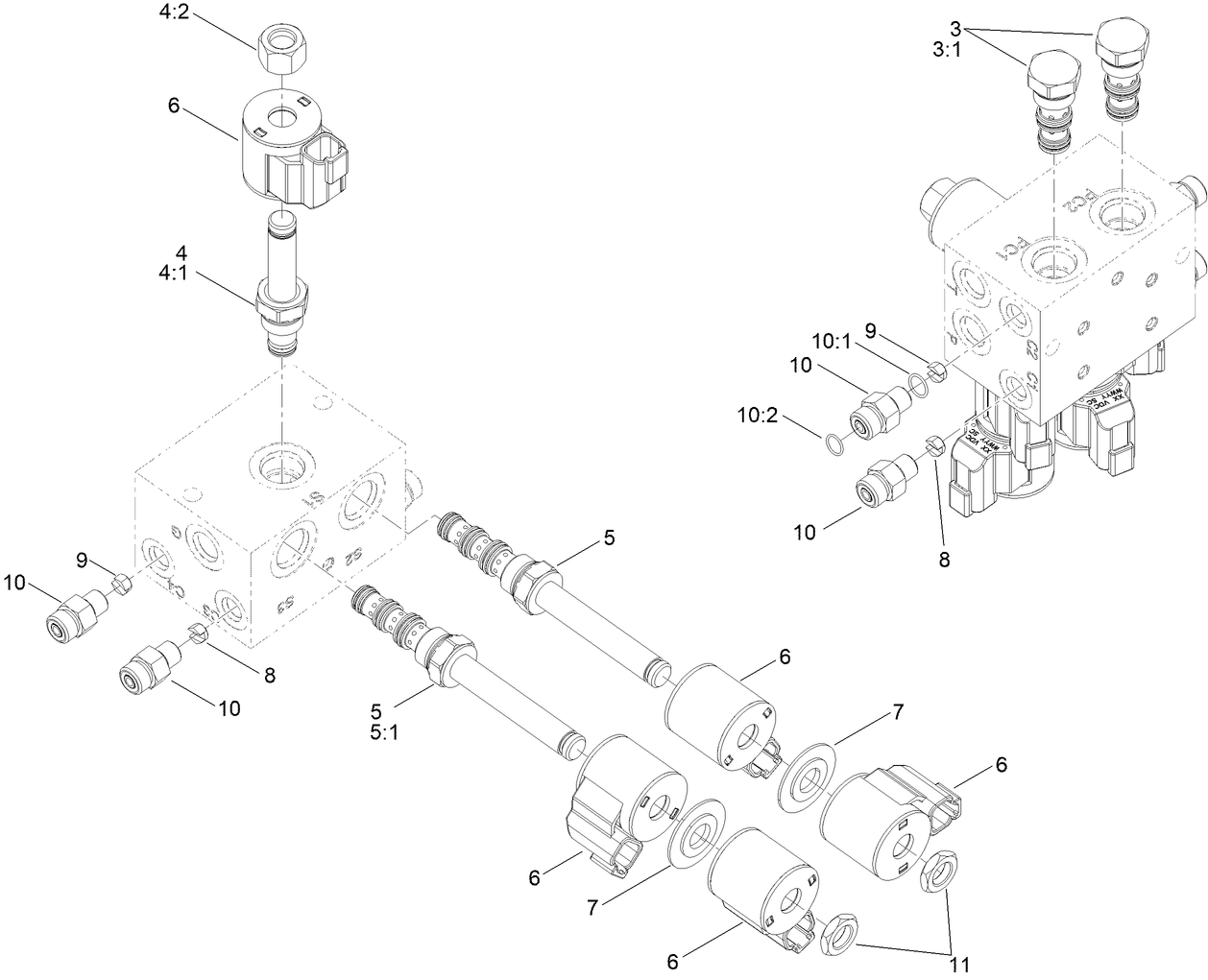 On-Off Boom Lift Valve Assembly No. 136-2400