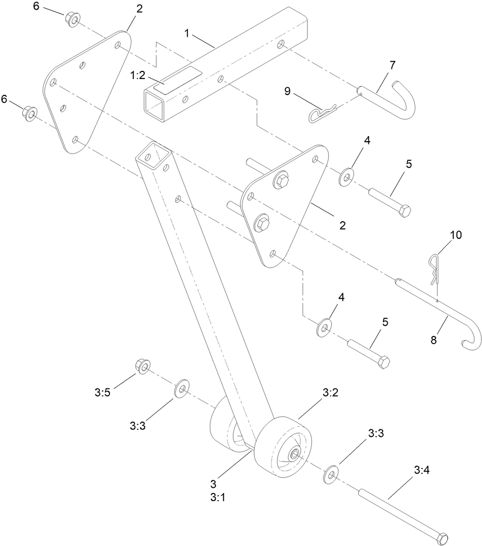 Service Stand Assembly No. 163-7340