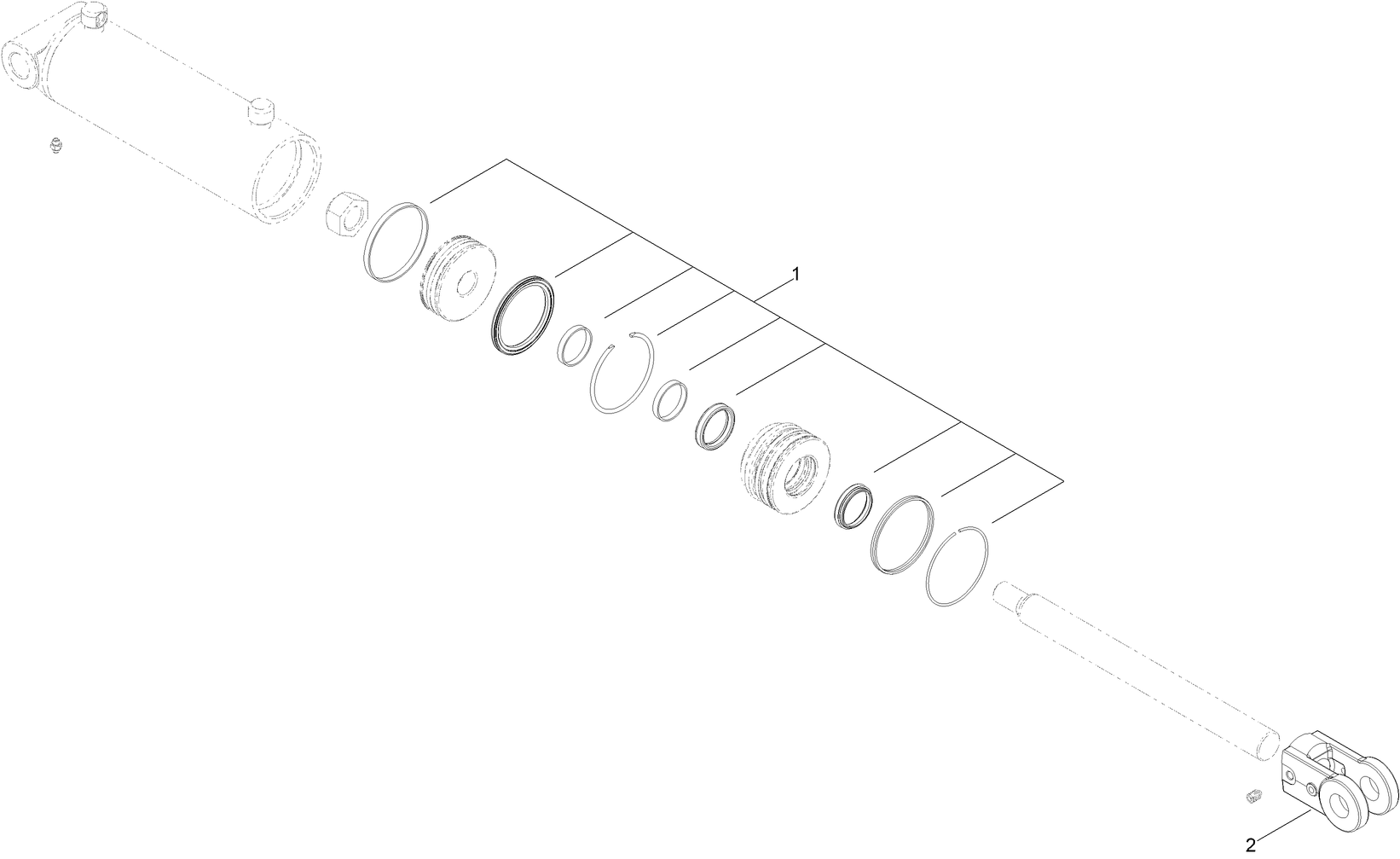 Hydraulic Cylinder Assembly No. 139-0779