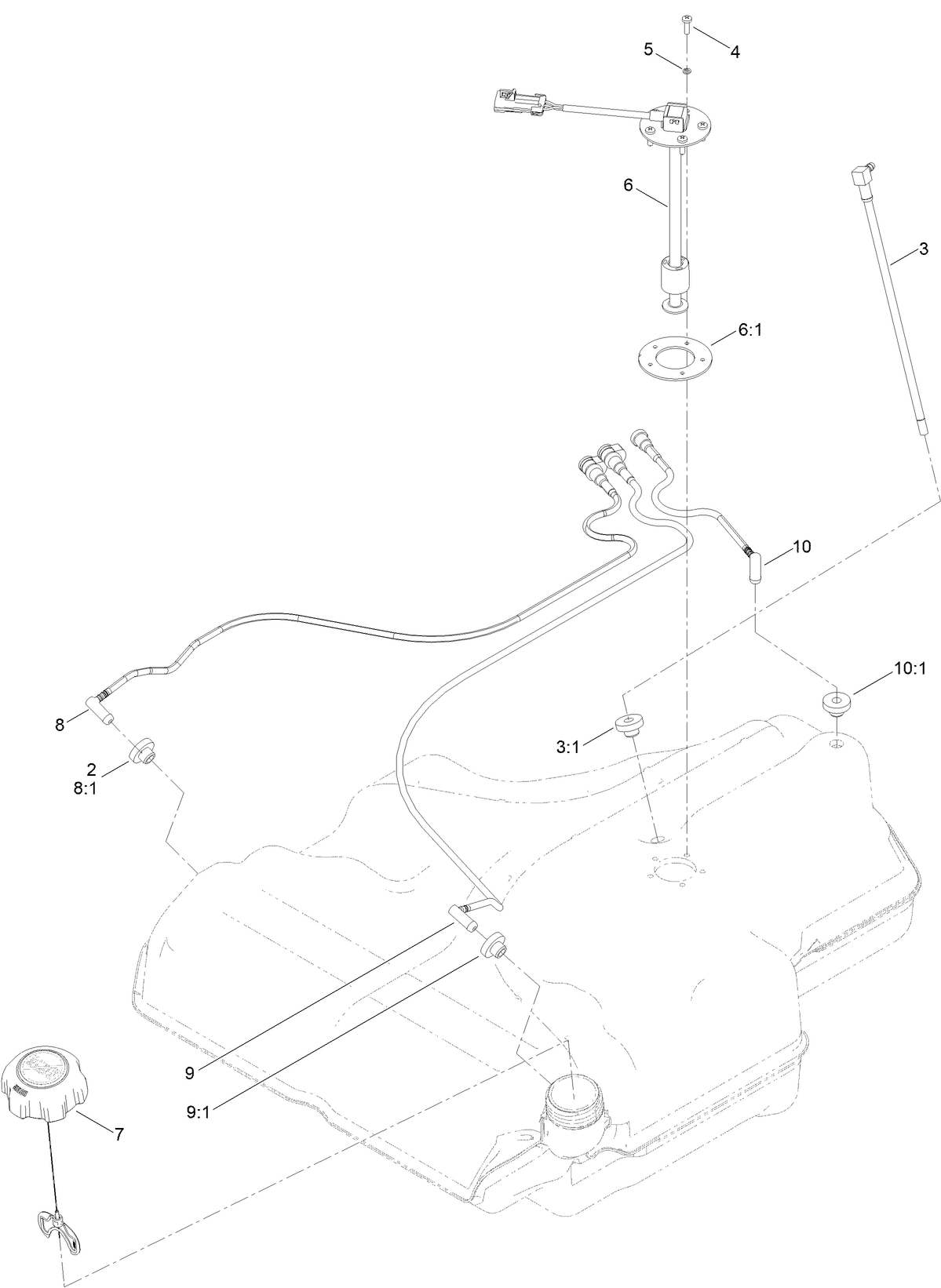 Fuel Tank Assembly No. 135-0643
