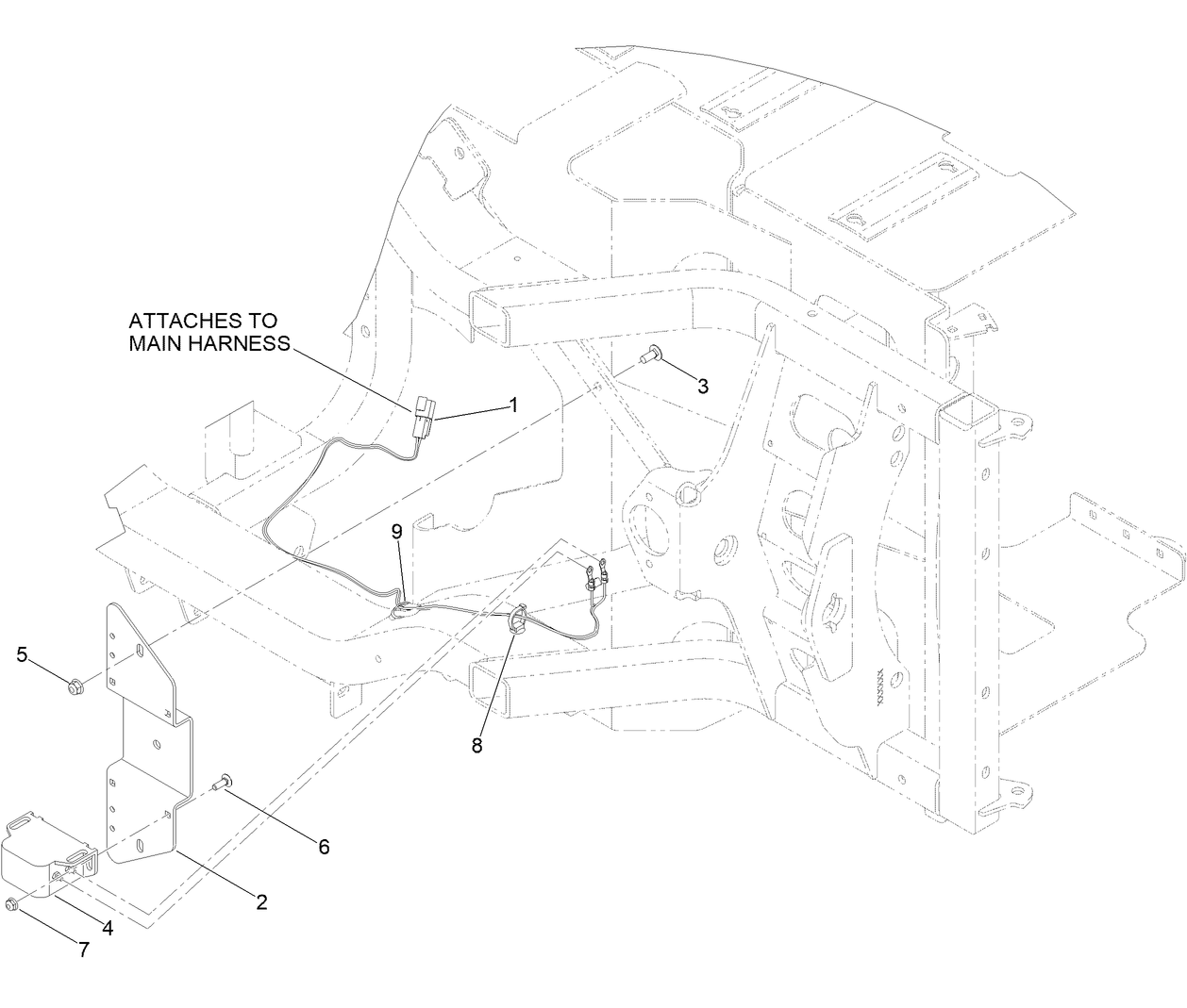 Backup Alarm Kit Assembly
