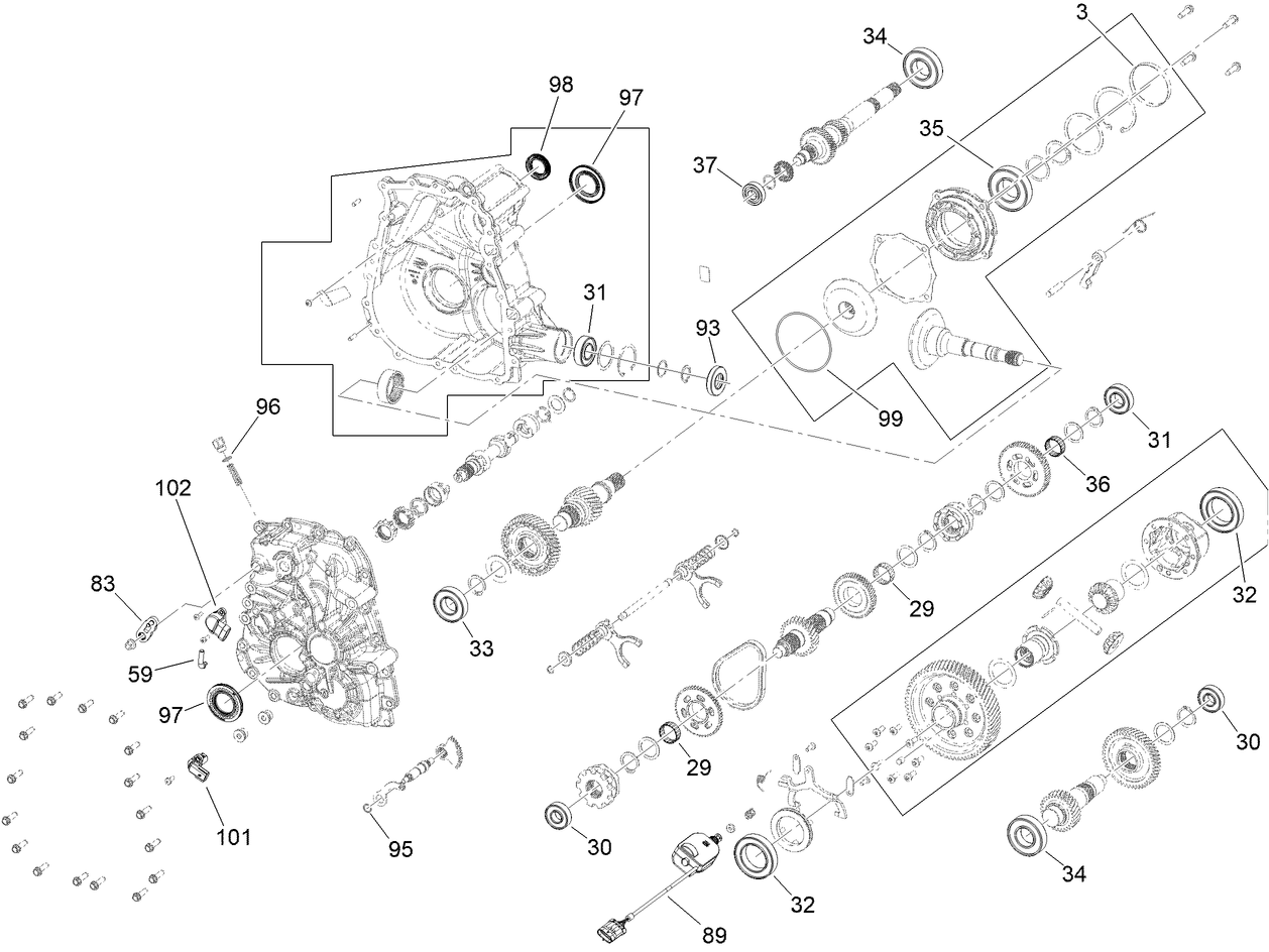 Transaxle Assembly No. 140-2611