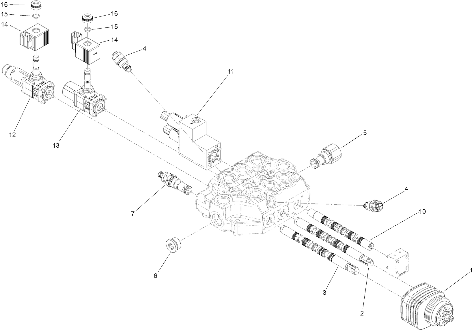 Spool Lock Loader Valve Assembly No. 161-9450