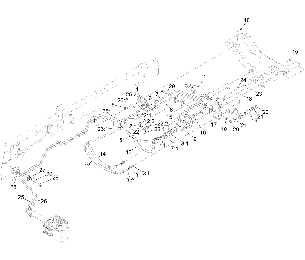 Rear Lift Hydraulic Assembly