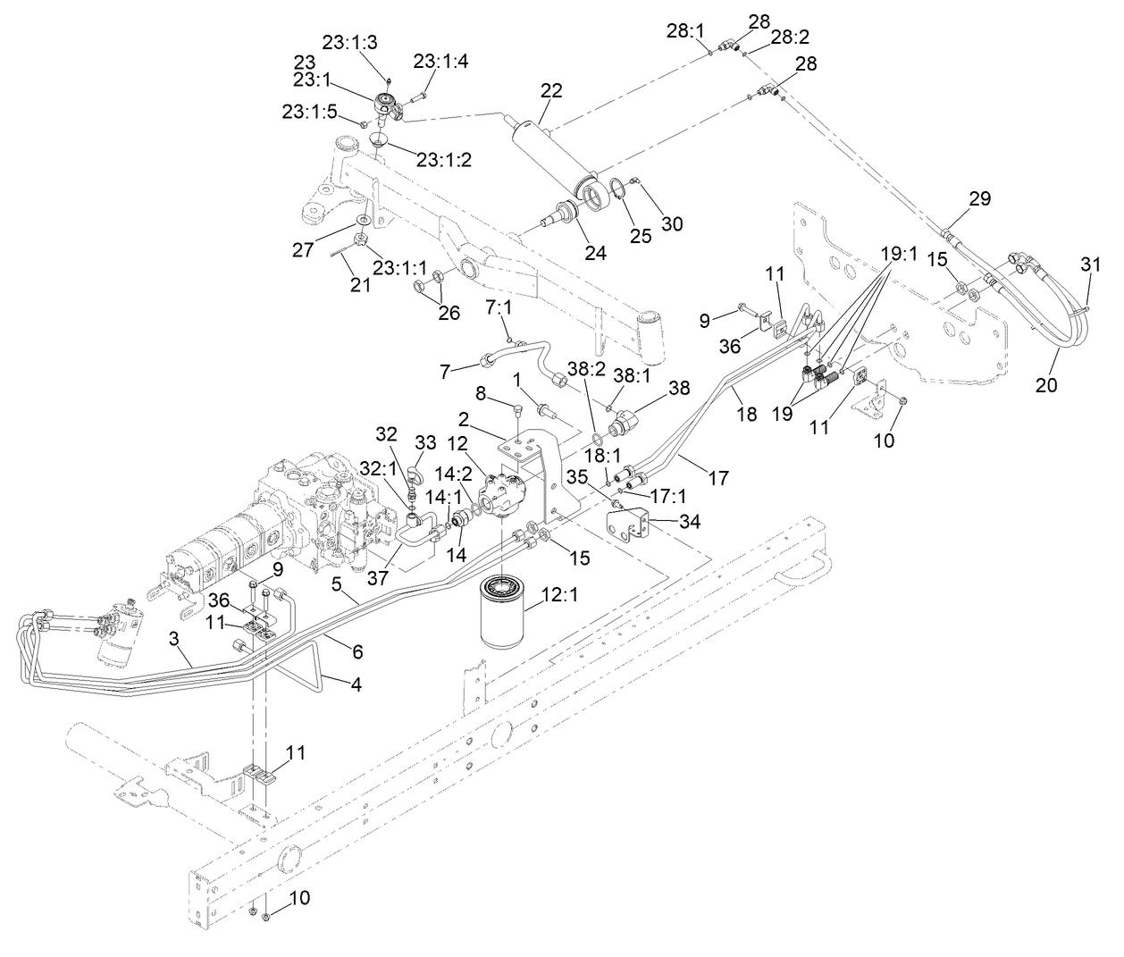 Steering Hydraulic Assembly