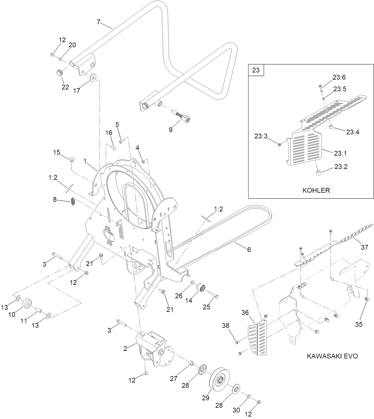 Blower Frame Assembly