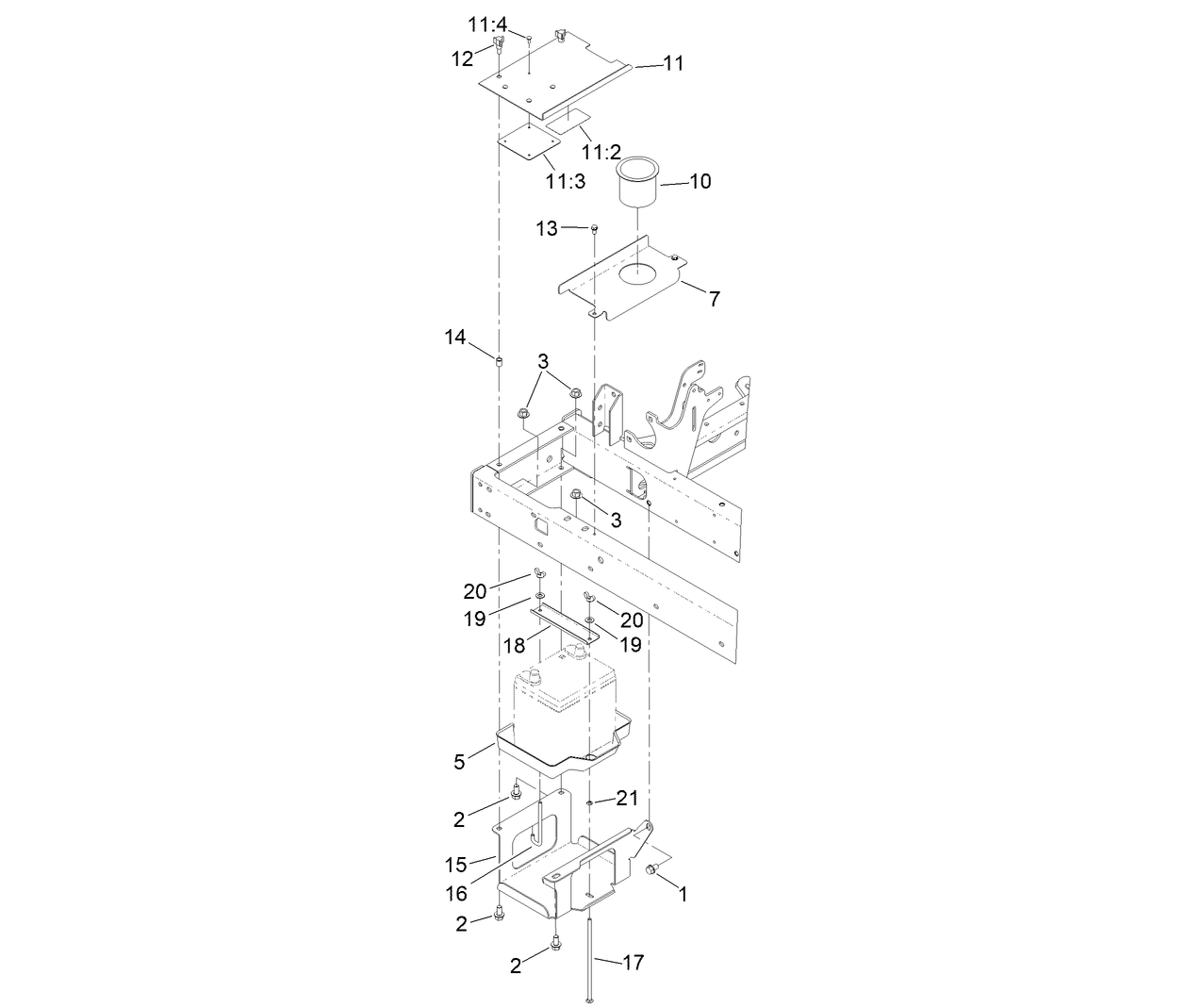 Battery Tray and Cover Assembly