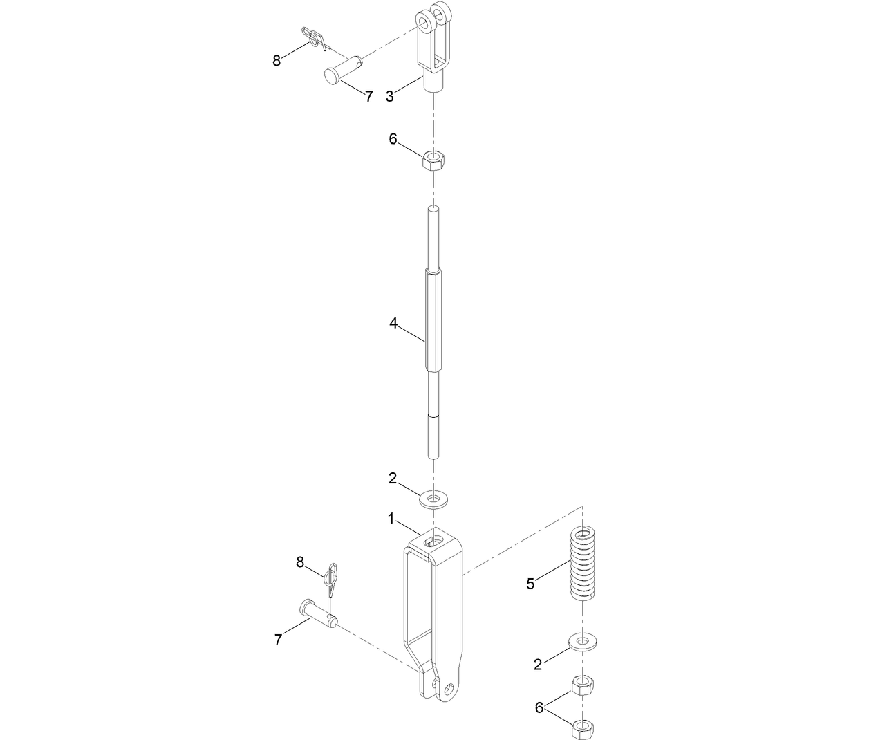 Brake Rod Assembly No. 147-6168