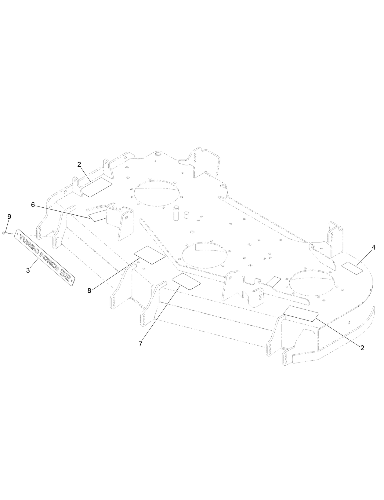 Deck and Decal Assembly No. 145-1562