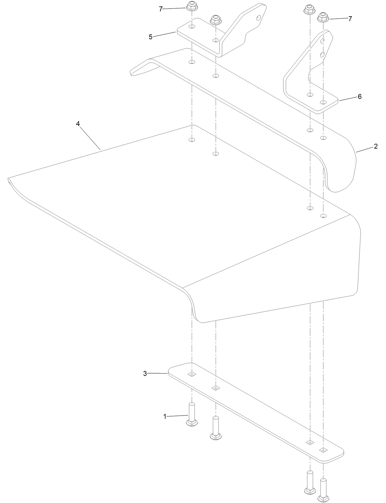 Rubber Deflector Assembly No. 163-4544