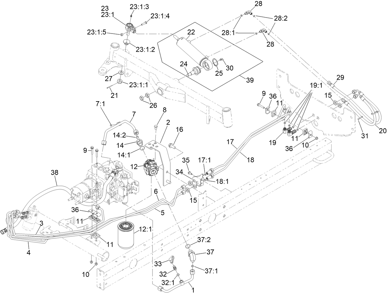 Steering Hydraulic Assembly