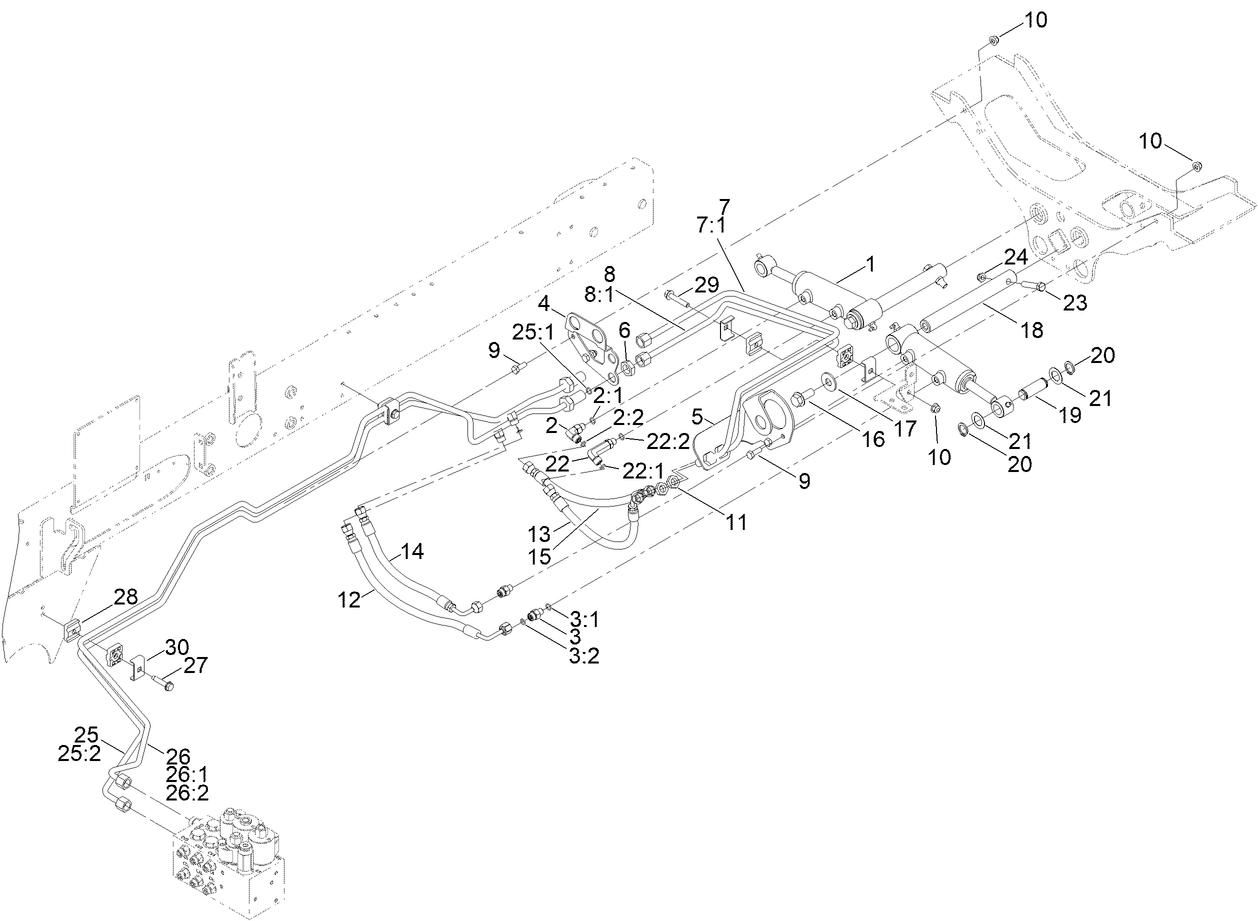 Rear Lift Hydraulic Assembly